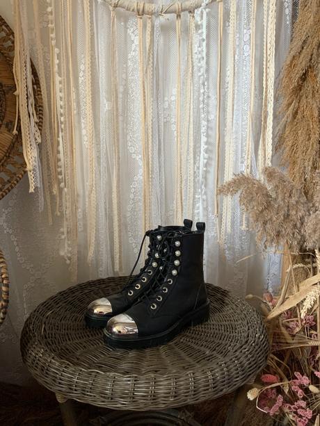 Zara čižmy obuté cca 3x kovová špička a perličky, zara,37