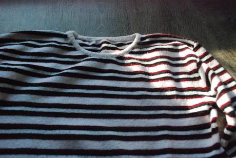 Prúžkovaný pulover, m