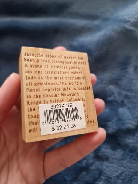 Nausnice javorovy list z nefritu, 