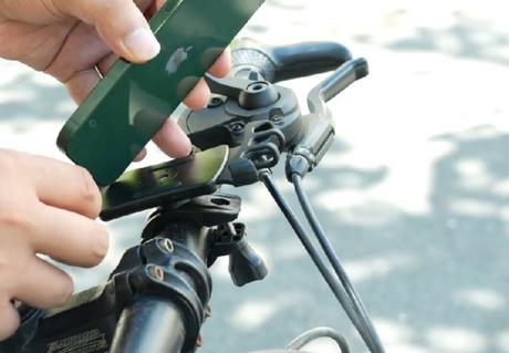 Mobilný držiak na bicykel,