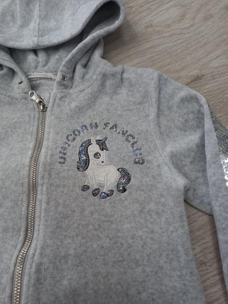 Šedá mikina, h&m,122