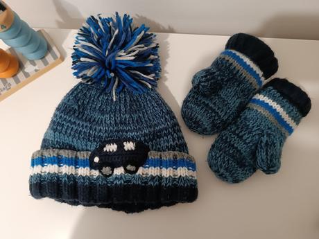 Next set čiapka a rukavice, next,74