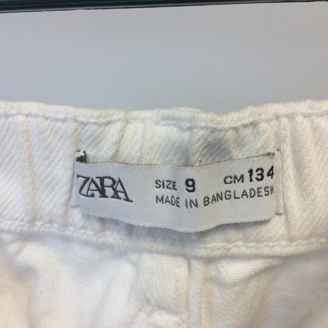 Šortky biele dievčenské zara č.134, 8-9y, zara,134