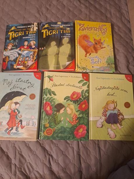 Knihy-grazlik gabo,tigrí tím,mix, 