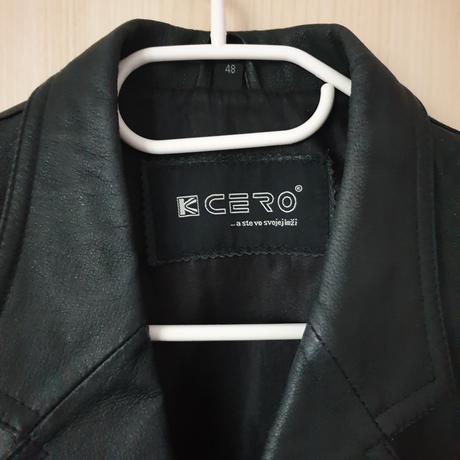 Kabát kožený dámsky kcero, 38