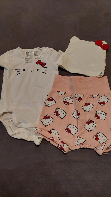 H&m komplet hello kitty, h&m,68