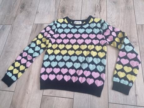 Pulover srdiecka, h&m,122