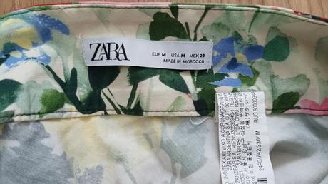Kvetovaná sukňa zara, zara,m