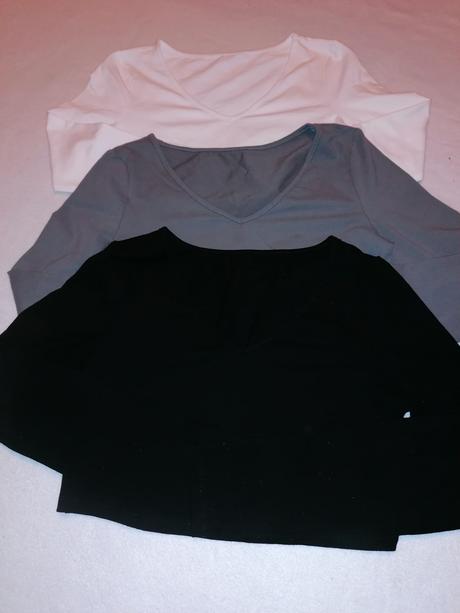 Crop top s dlhým rukávom, m