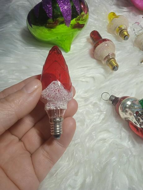 Retro ozdoby , žiarovky, 