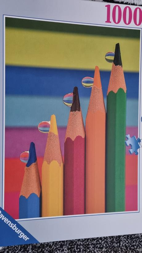Puzzle farebné ceruzky 1000 ks, 