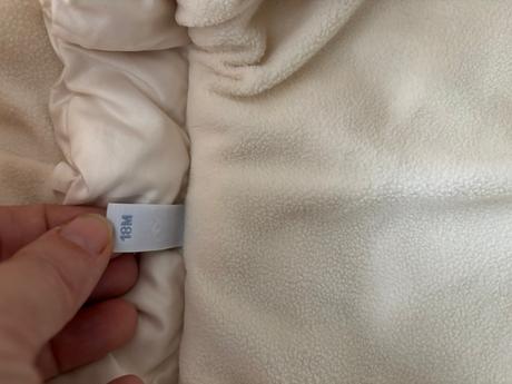 Zimna predlzena snehobiela bunda idexe vel 86, idexe,86