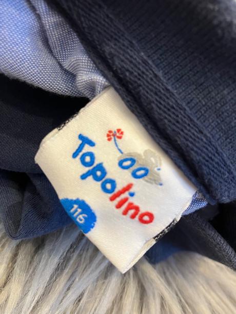 Chlapčenské polo tričko tmavomodré topolino (116), topolino,116