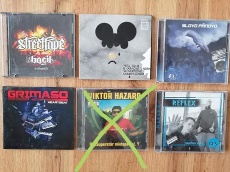 Rôzne sk hip hop cd, 