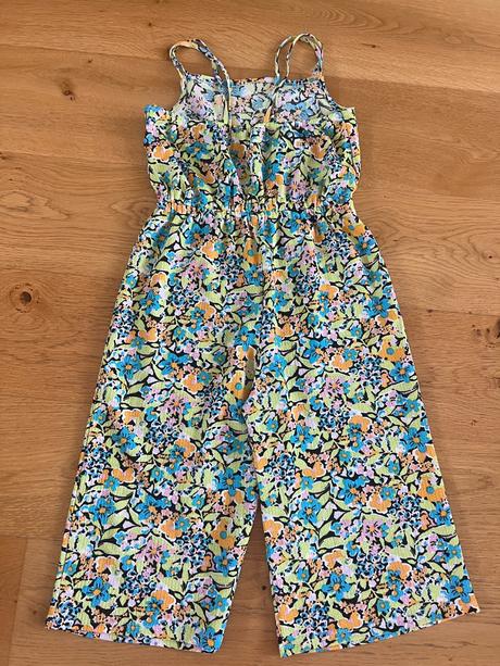Letny dievcensky kvetinkovy overal, h&m,140