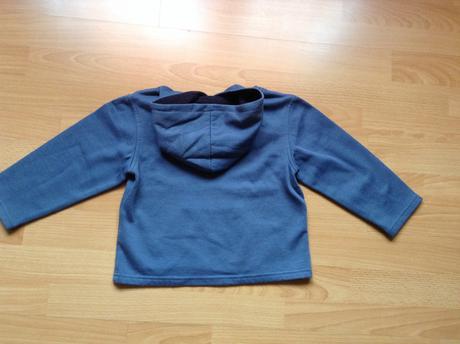 Modro-sivá mikinka s kapuckou, 4-5r., ladybird,110