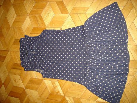 Bodkované šatky veľ.116-122, george,116