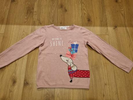 Sveter s vianočným motívom 122/128, h&m,122