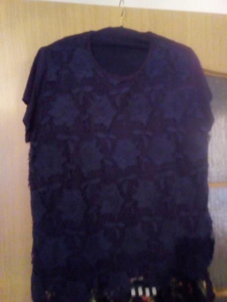 Tričko s krajkou, xxl