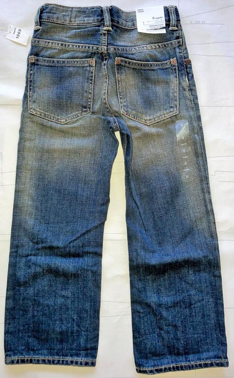 Len 2,99 chlapčenské džínsy gap veľ na 6 rokov, gap,122