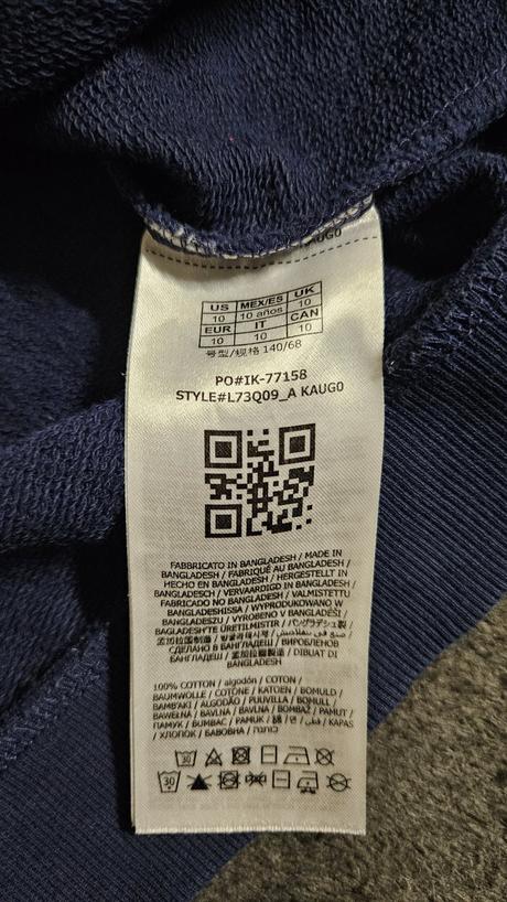 Tričko  s dlhým rukávom, guess,134