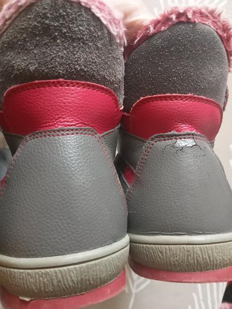 Zimné teplé topánky, protetika,34