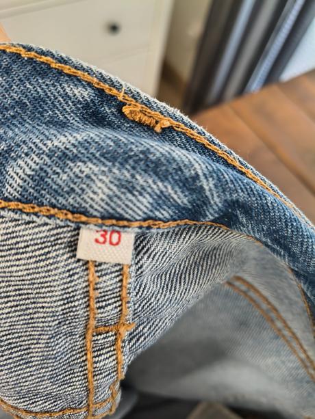 Levis 501 riflová sukňa 30-l, levis,l