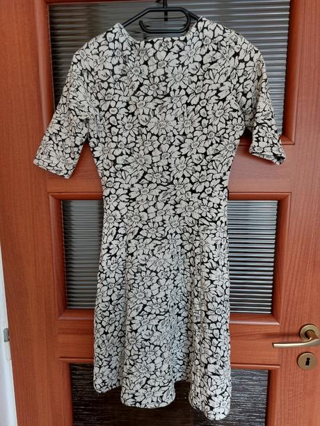 Čiernobiele šaty veľ.36, f&f,s