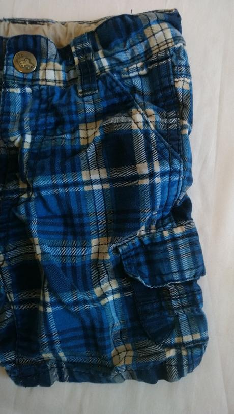 Chlapčenské modré kraťasy, topomini, 68-74 cm, topomini,74