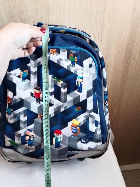 Školská taška pixelart ala minecraft (1. stupeň),