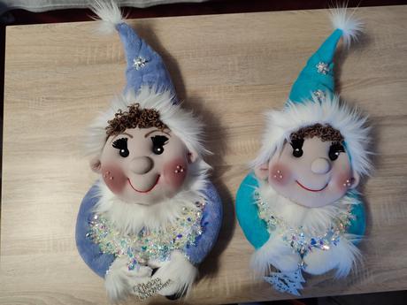 Veľký vianočný škriatok závesný,