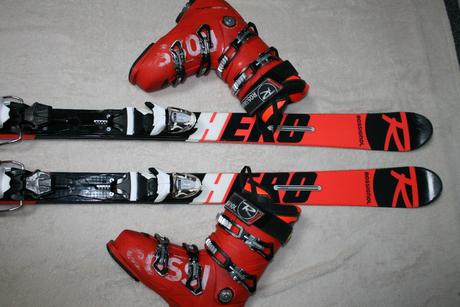 Lyže rossignol hero 160 cm , drevene ajdro, rossignol,160-169 cm