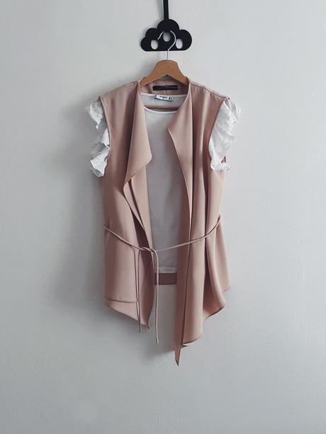 Zara vesta a mango tričko, zara,s