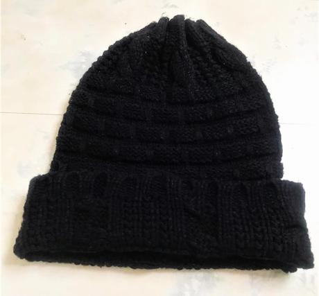 Čiapka beanie / otvor na vrkoč, xl