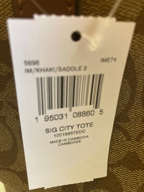 Shopper bag coach, coach