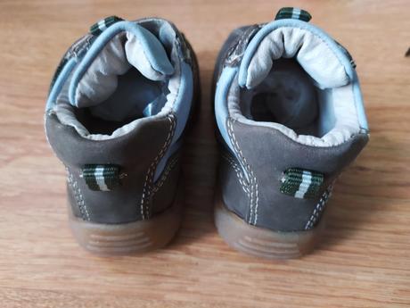 Celokožené poltopánky na suchý zips protetika, protetika,19