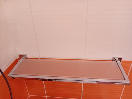 Poličky do kúpeľne, 4 kusy, 