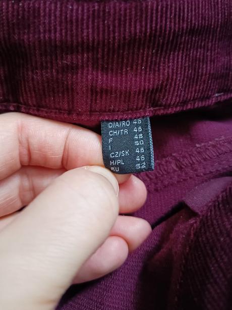 Menčestrová sukňa tchibo, tchibo,xxxl