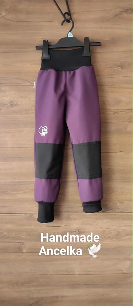 Zimné softshellky kombin.s reflexnym prvkom, 74 - 164