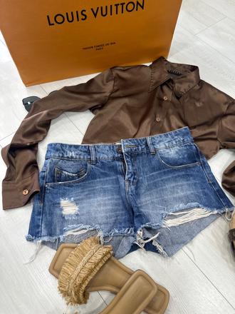 Trf zara denim šortky, zara,36