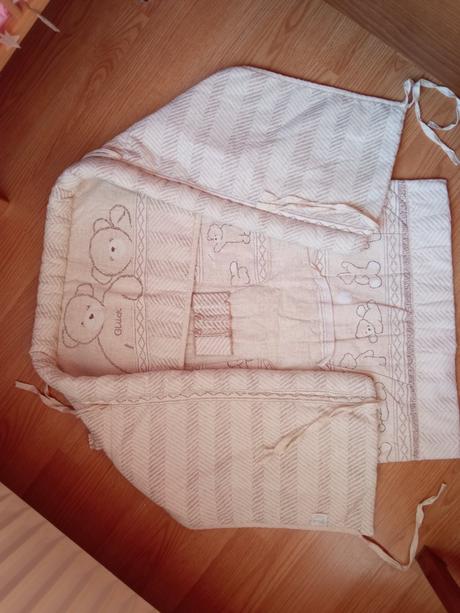 Mantinel do postieľky s organizérom, šírka (cm): 170,dĺžka (cm): 30