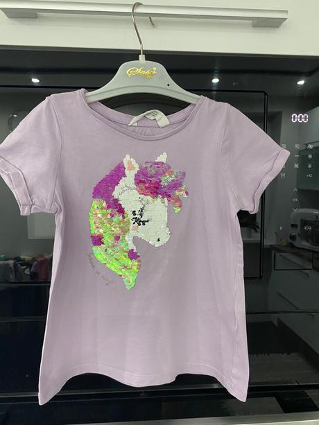 Dievčenské tričko velk.110/116, h&m,110