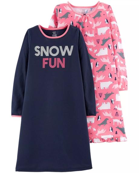 2 pack nočných košieľ carter's usa, carter's,116 / 122 / 128 / 134 / 140