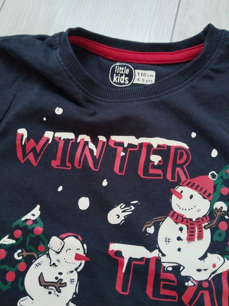 Tričko zimný motív, 110
