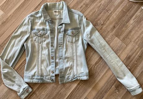 Dámska bledá riflovka, h&m,38