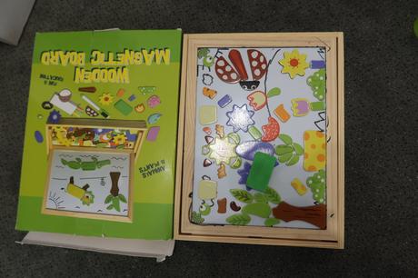 Magnetický kufrík skladanie obrázkov a kreslenie, 