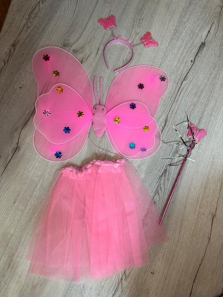 Kostým motýľ, víla s doplnkami, 