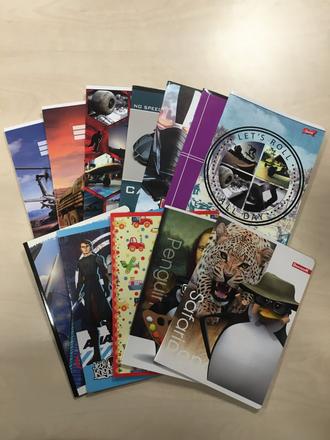 Zošit a5- rôzne motívy,