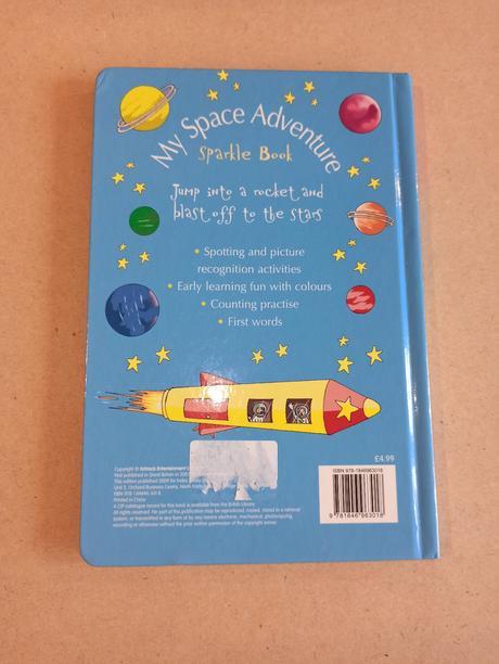 My space adventure sparkle book, 