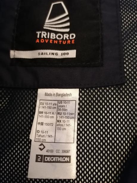 Nepremokavá jarná bunda, tribord,134